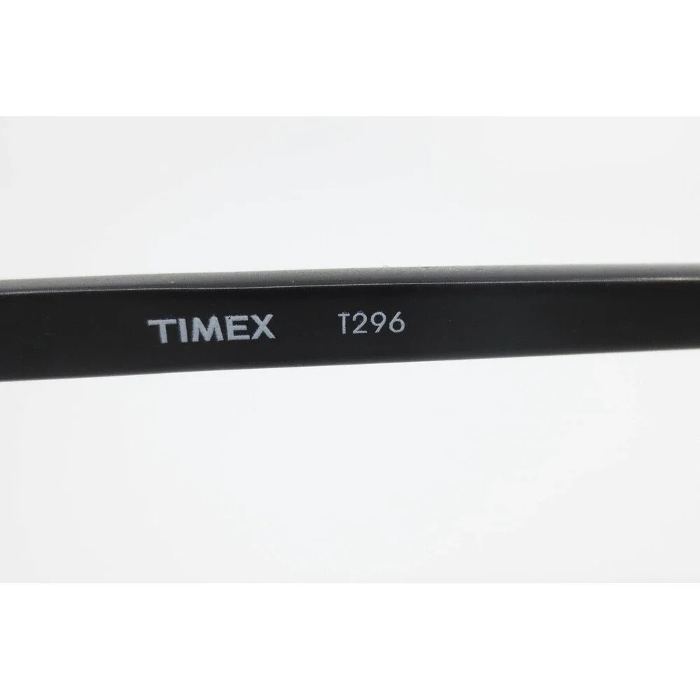 Timex T296 Eyeglasses Matte Black Rectangular Full Rim Frames 54-16-140 BK